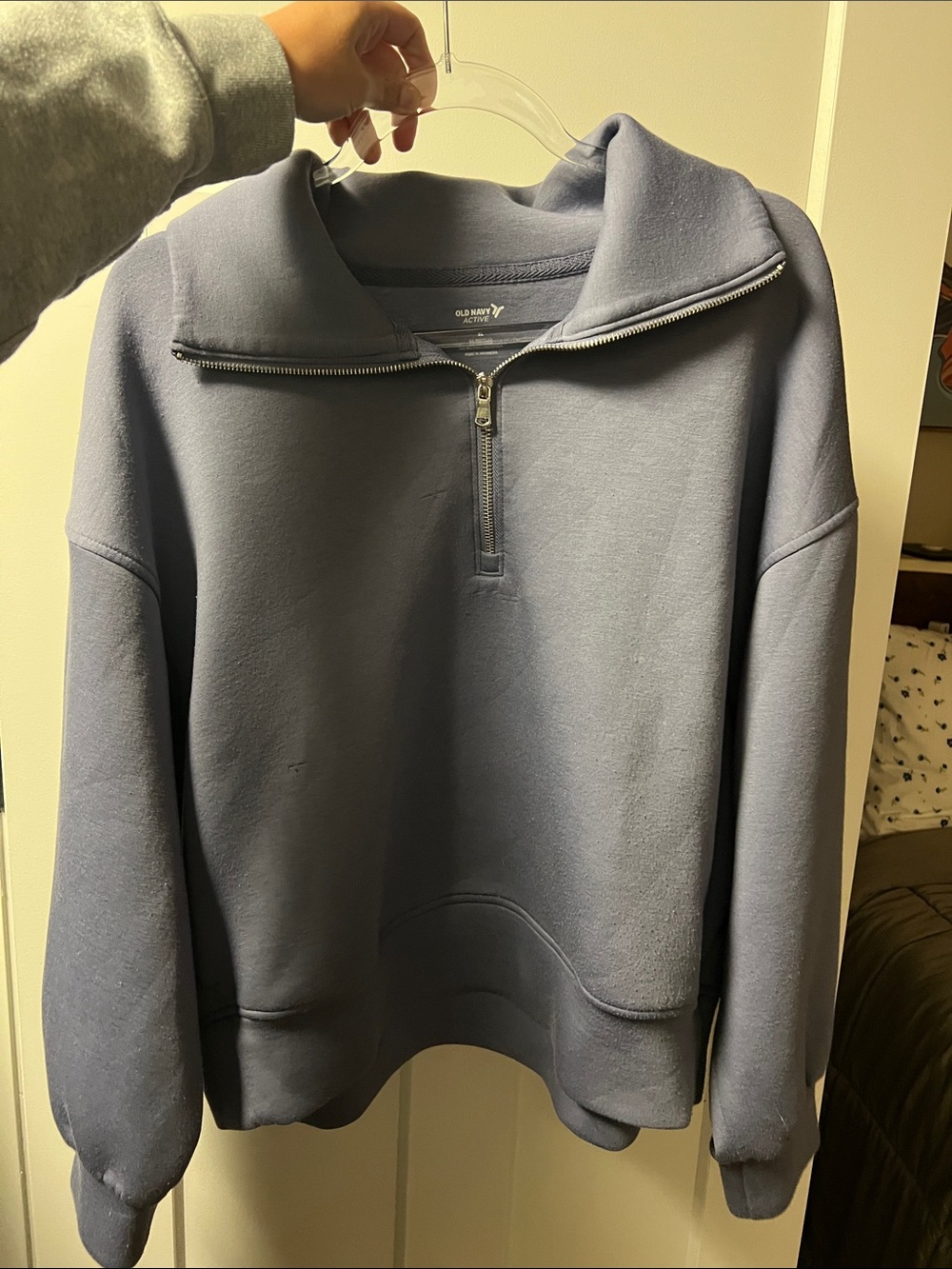 Old Navy Purple Quarter Zip sweatshirt